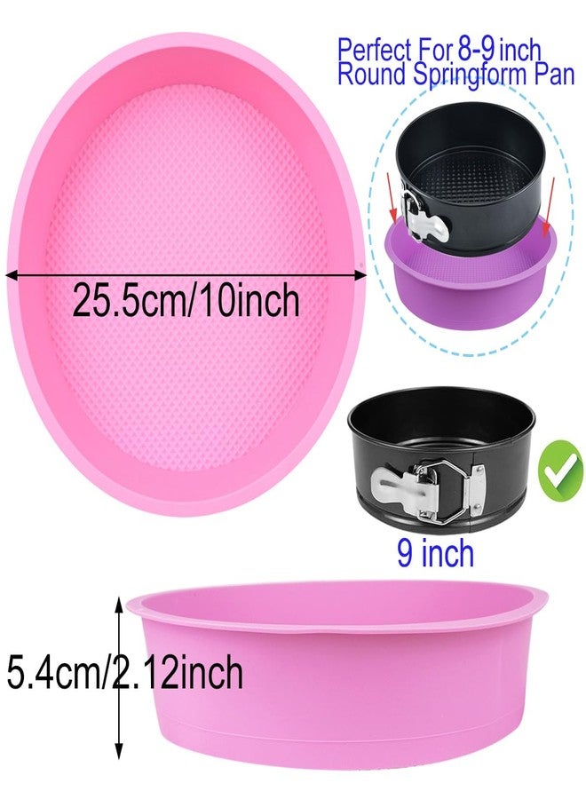 PKEAFC 3 Pack Cheesecake Pan Protector for 9inch and 9.5inch Round Springform Pan Water Bath Protector Preventing Water from Entering the Spring Form Pans Protectors - Image 2